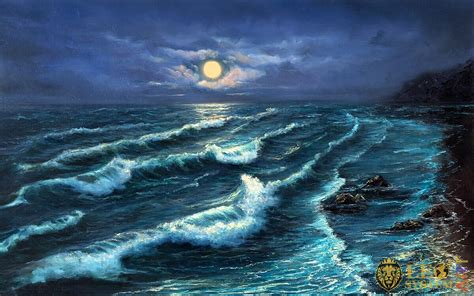 Paintings With Stunning Sea Waves Leosystemart