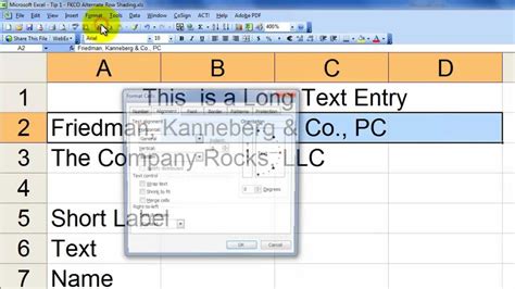 Click the text box to select it. How to Use Wrap Text and Merge Cells Formatting to Improve ...