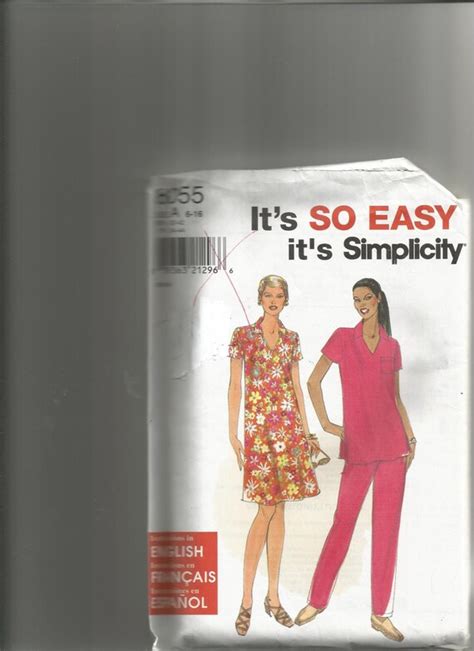 Womens Clothing 8055 Simplicity Its So Easy Pattern