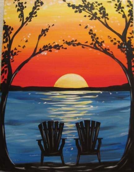 Painting Sunset Beach Canvases 60 Ideas For 2019 Beach Sunset