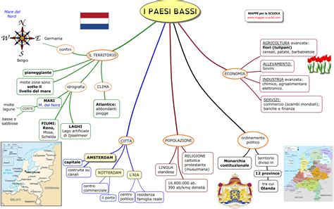 Disponibile sul web, ios e android. Mappe per la Scuola - PAESI BASSI
