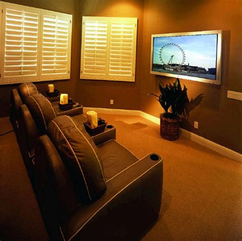 Small Room Design Blue Smallroomdesign Small Home Theater Rooms