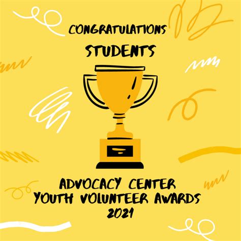 Congratulations To Our 2021 Youth Volunteer Awards Recipients