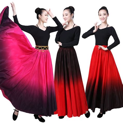 belly dance skirt full circle spanish dance skirt flamenco skirt for women flamenco dress