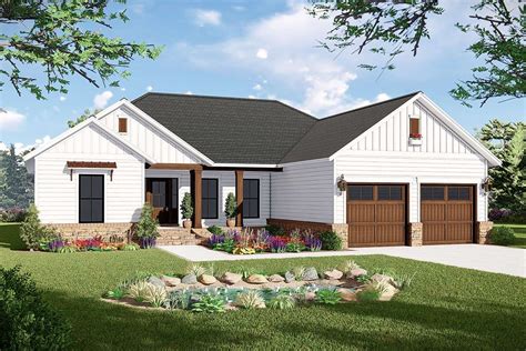 House Plan 348 00290 Modern Farmhouse Plan 1600 Square Feet 3