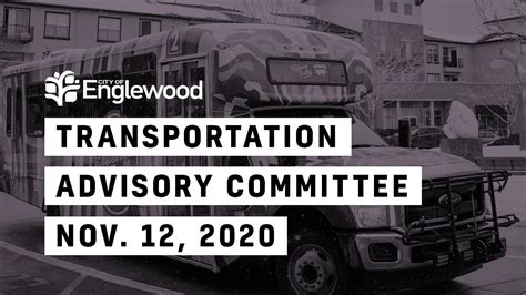 Transportation Advisory Committee Meeting November 12 2020 Youtube