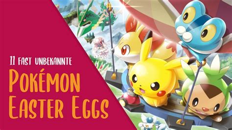 11 Easter Eggs In Pokémon Youtube