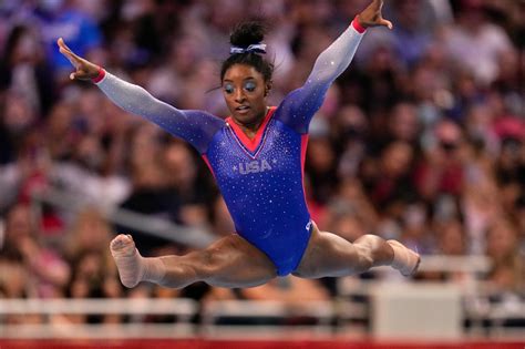 Simone Biles Soars To Lead At Olympic Gymnastics Trials Daily News