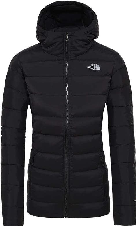The North Face Stretch Down Hooded Jacket Women Tnf Black Size L 2019