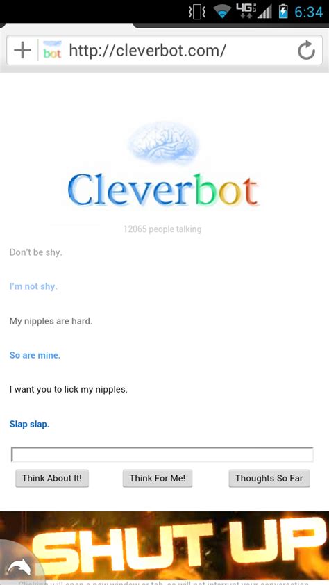 Dirty Cleverbot Meme By Ef0rEvan Memedroid