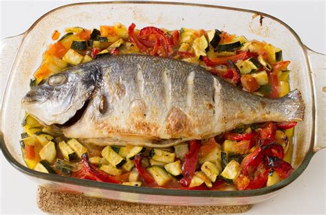 Daurade royale aux légumes de Provence