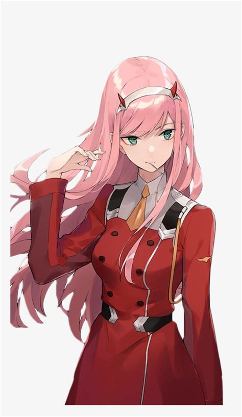 Cropped version of previous image for wallpaper dimensions. Wallpaper - Darling In The Franxx 02 Transparent - Free ...
