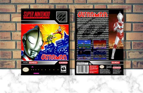 Ultraman Towards The Future Snes Video Game Case