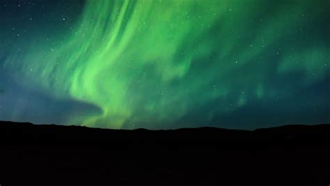 4k Timelapse Of Beautiful Natural Phenomena Of Aurora Borealis Northern