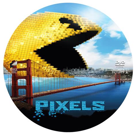 Pixels Dvd Label 2015