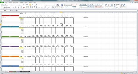 Excel Spreadsheet Templates For Tracking Training Tracking Spreadshee