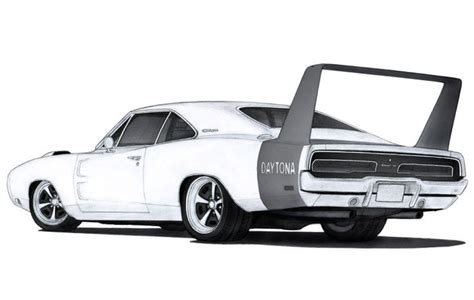 Pin By Rian Douglas On Wonderful Illustrations 1969 Dodge Charger