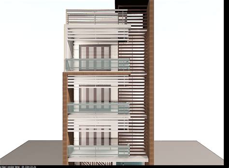 Architectural Elevation 3d Model Max