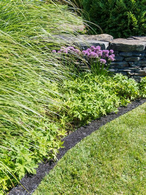 Ecotrend flexible rubber garden border (2 pack) product info costco item# Recycled Rubber Mulch Edging 12' x 6" | Gardener's Supply ...