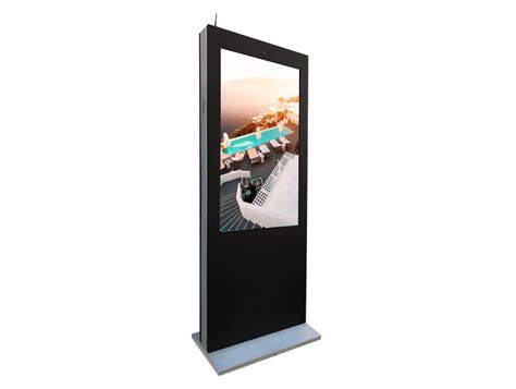 55 Inch Large Big Outdoor Advertising Lcd Display Screen Tv Floor Stand