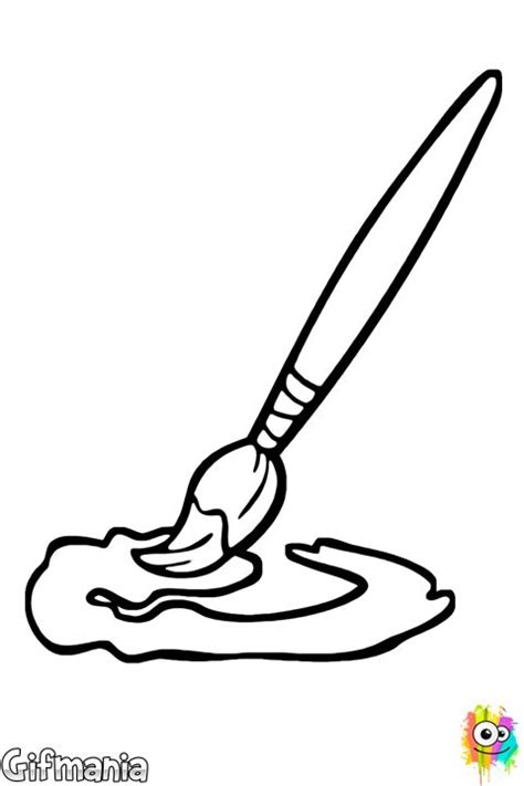 Thanks for watching my coloring pages for kids channel! Paint Brush Colouring Pages - ClipArt Best