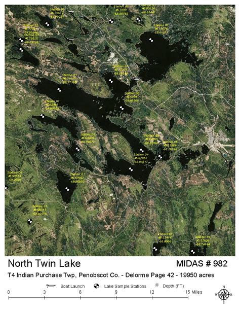 Lake Overview Ambajejus Elbow North Twin South Twin Pemadumcook