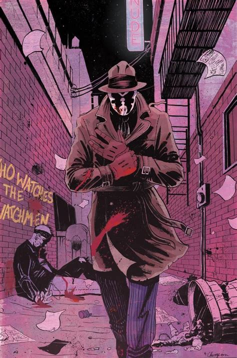 Rorschach By Tylerchampion Cómics Personajes Comic Frases De Watchmen