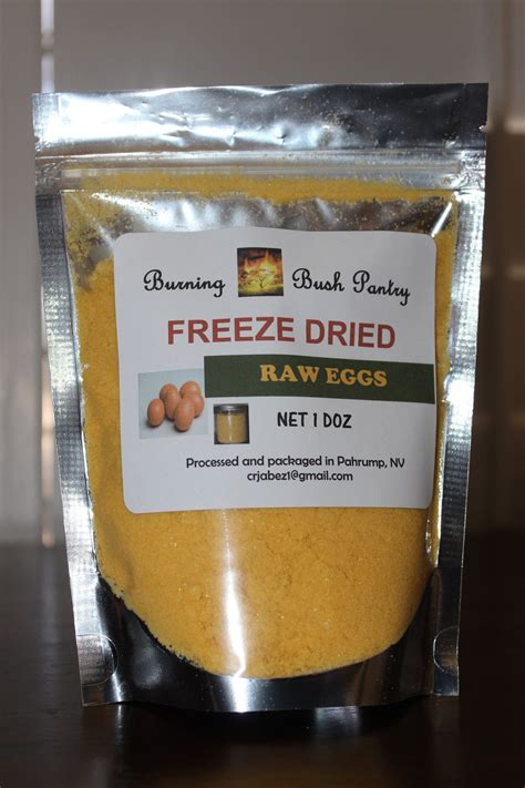Freeze Dried Eggs Powdered 78 Gr Of Protien Lite Fluffy Etsy