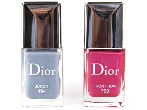 Dior Vernis Haute Couleur Gel Effect Shine Wear Nail Laquer Junon And Front Row Photos