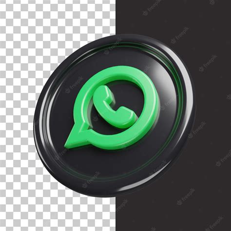 Premium Psd Whatsapp Logo 3d