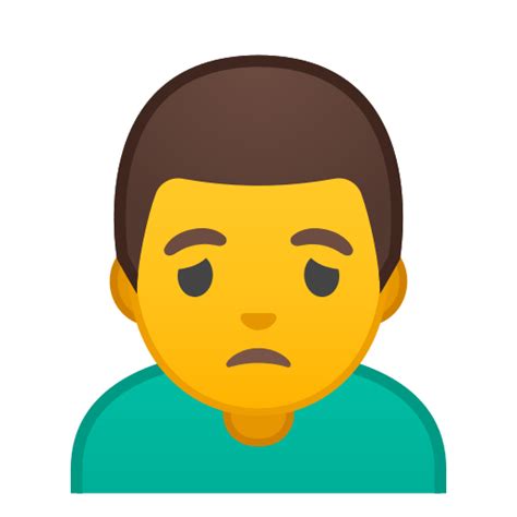 🙍‍♂️ Man Frowning Emoji Meaning With Pictures From A To Z