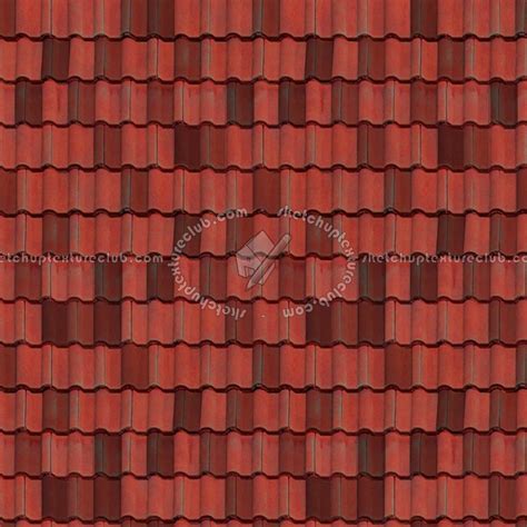 Spanish Clay Roofing Texture Seamless 03454
