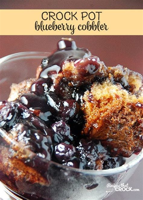 Crock Pot Blueberry Cobbler Recipes That Crock