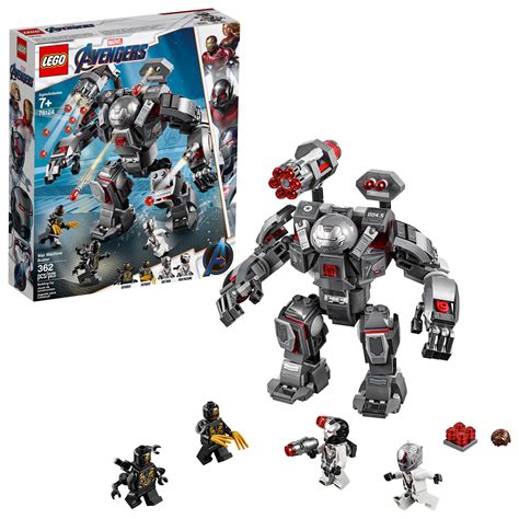 Lego Marvel Avengers War Machine Buster 76124 Building Kit 362 Pieces
