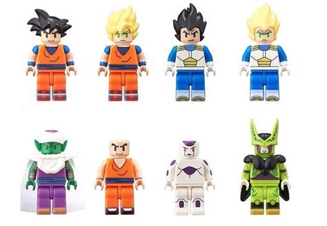 Todas las transformaciones de goku dragon ball épicas figuras lego. Las geniales minifiguras LEGO de Dragon Ball Z