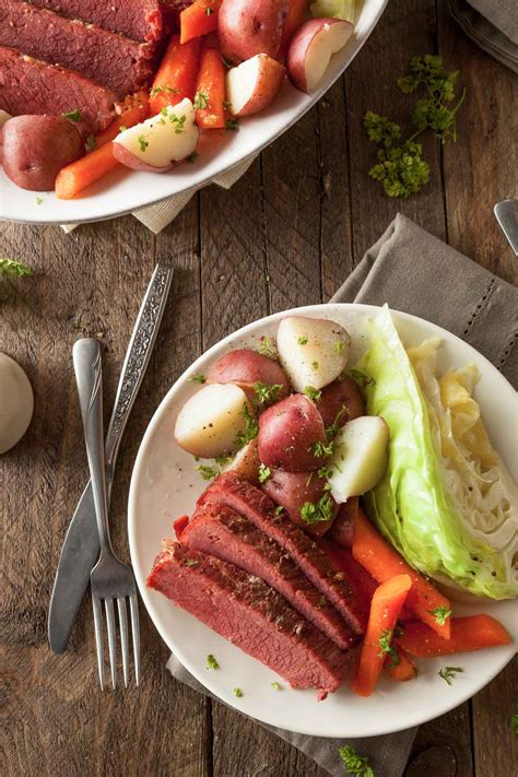 We simply can't get enough of this sweet and spicy stew with fork tender beef cubes. Perfect Corned Beef Recipe With Guinness And Cabbage