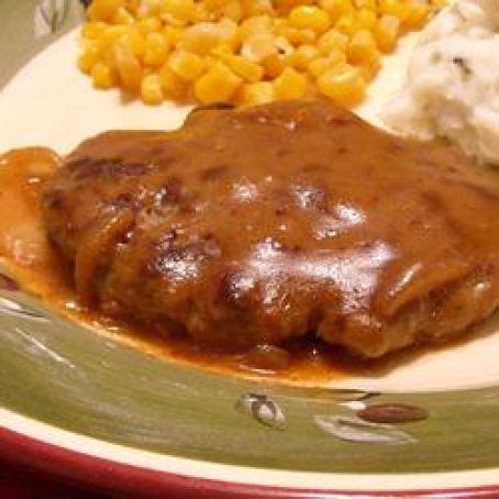 You would love this hamburger steak whether you like japanese food or not! Hamburger Steak with Onions and Gravy Recipe - (4.6/5)
