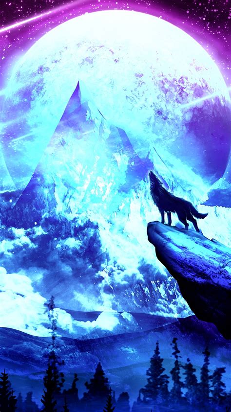 Hundreds of select wallpapers with wolves and wolf cubs from 7fon! Wolf moon 3840x2160 : wallpaper