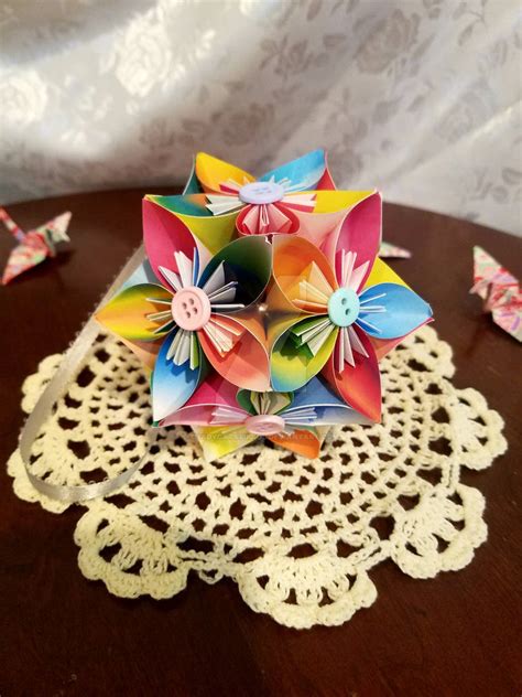 Kusudama Origami Flower Ball 27 By Shadycatstudios On Deviantart