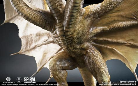 King Ghidorah Statue Teaser On Behance