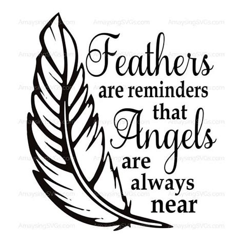Zero angels and zero gods. SVG Feathers are Reminders Memorial svg Tile SVG