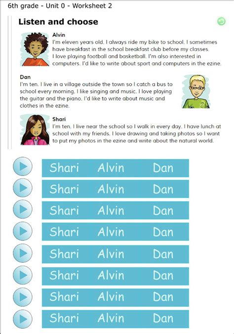 6th Grade Worksheet 2 Worksheet Live Worksheets