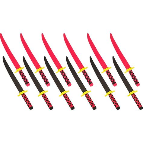 Foam Ninja Swords Safe And Fun By Trademark Innovations Set Of 6