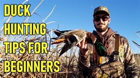 duck hunting tips for beginners hunting boot camp youtube