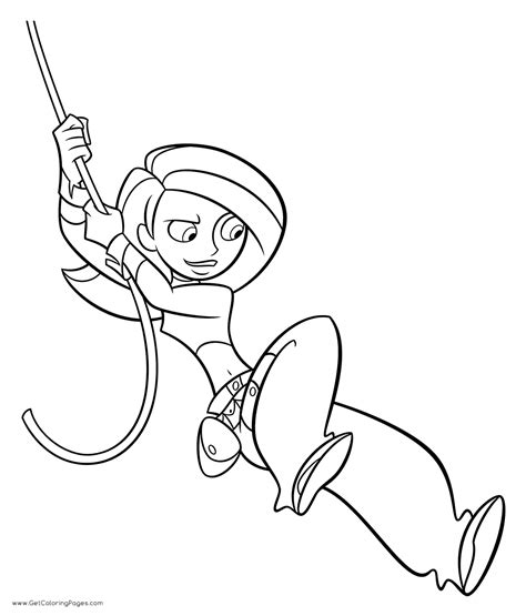 Rope Straight Coloring Pages