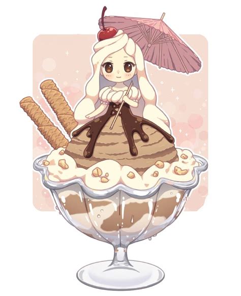 Chocolato Ice Cream Imagenes Kawaii Chibi Anime Dibujos Kawaii