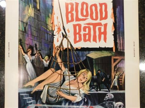 Blood Bath Original 1966 Movie Poster 30 X 40 Rolled C8 Very Fine