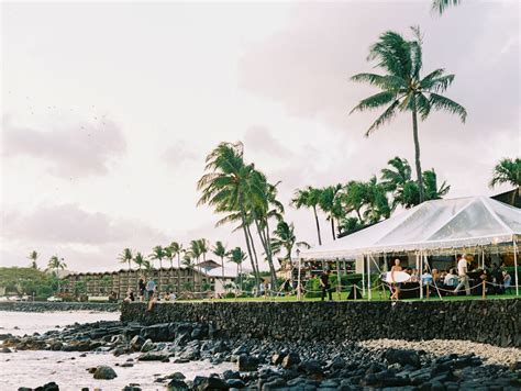 The Beach House Kauai Best Hawaii Wedding Venue Oceanfront Wedding