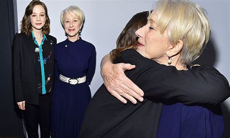 carey mulligan and helen mirren at pre tony awards party in nyc daily mail online