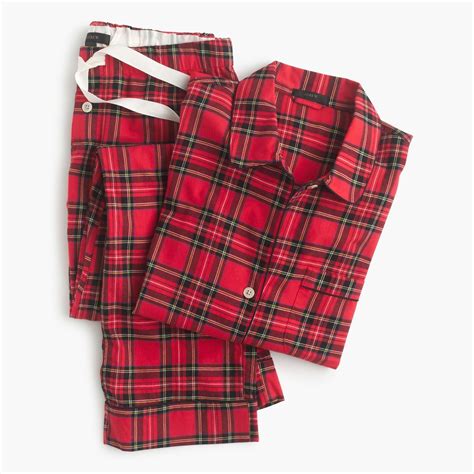 4.9 out of 5 stars. J.Crew Gift Guide: women's classic tartan flannel pajama ...
